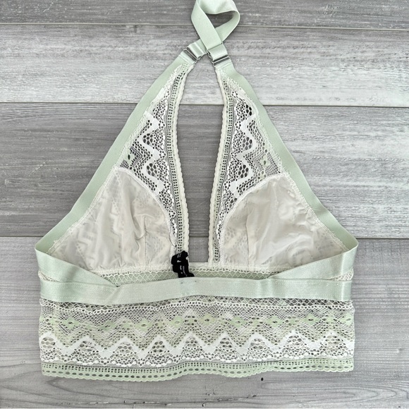 Urban Outfitters Sage Green Halter Lace Bralette - Picture 4 of 6